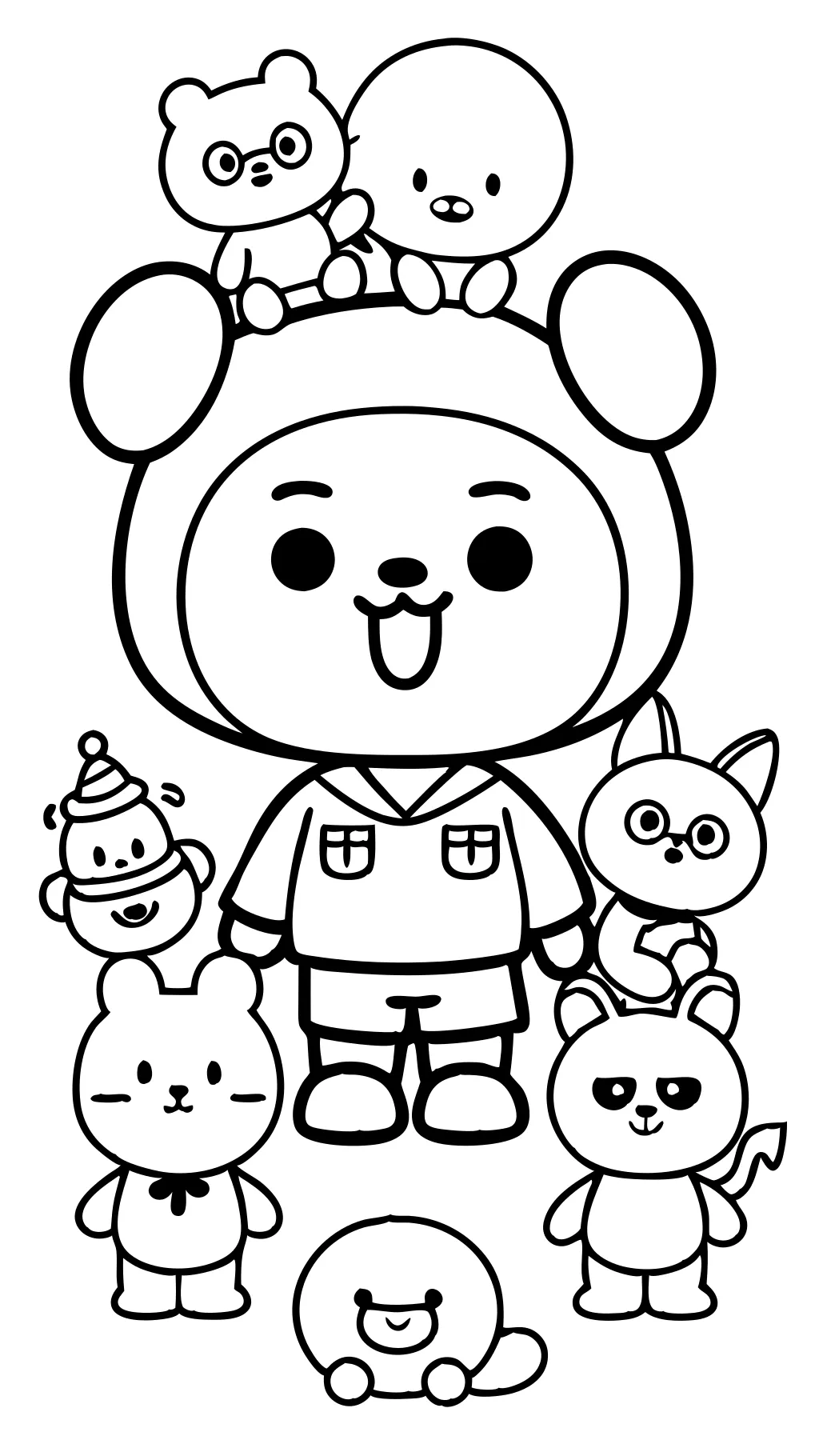 bt21 coloring pages